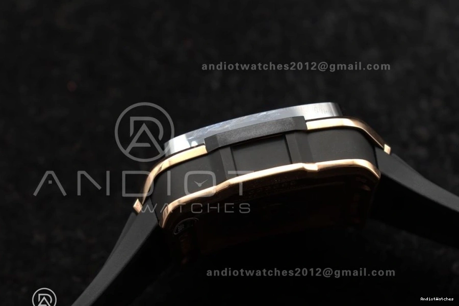 Edition Dial BBF Bezel Skeleton 1:1 A Ceramic Square Unico on Affordable Rubber RG Bang Strap 42mm 1116 Black Best 1024